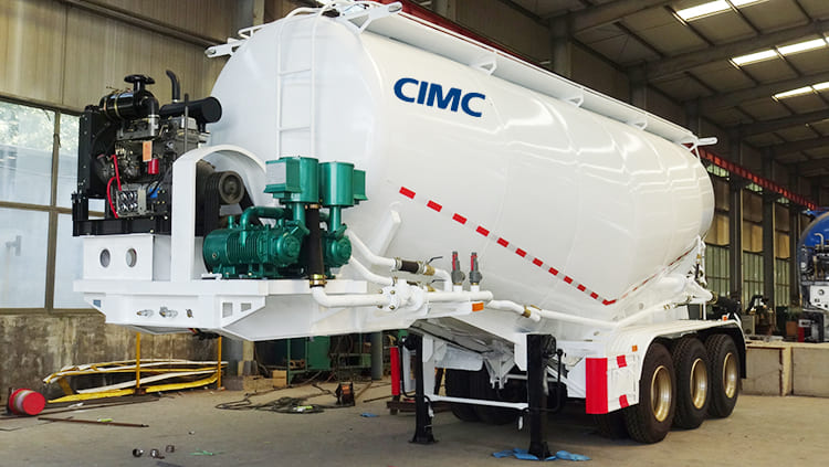 33CBM Cement Powder Tanker Trailer for Sale in Zimbabwe