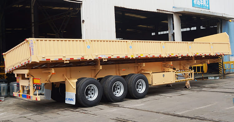 side dump trailer