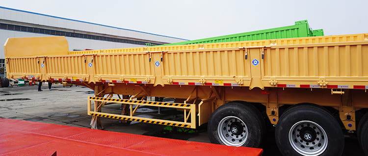 side dump trailer