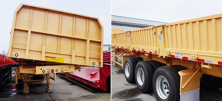 side dump trailer