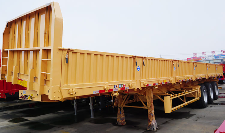 side dump trailer