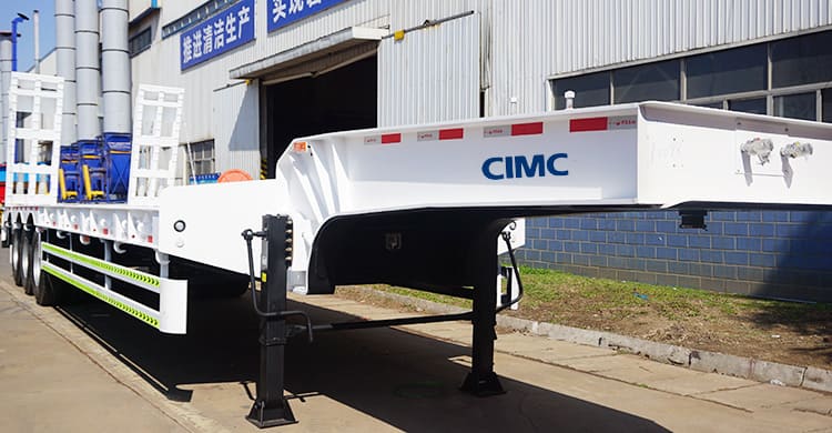 low loader semi trailer