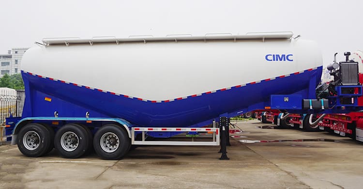CIMC 30CBM Tri Axle Silo Transport Trailer for Sale in Philippines