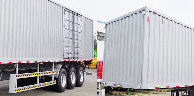 box van semi trailer