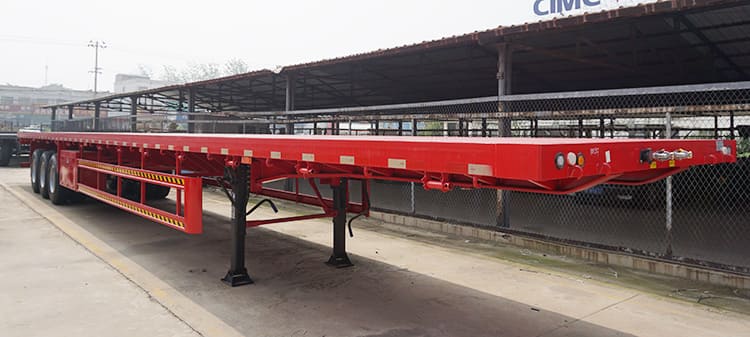3 Units Tri Axle 40Ft Flat Deck Semi Trailer for Sale in Zimbabwe