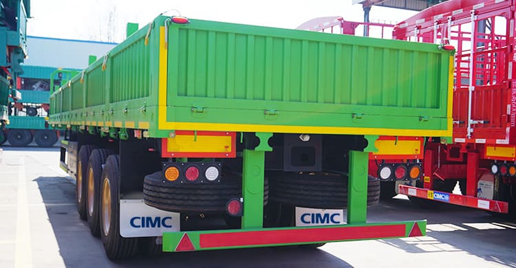 CIMC 40 Ton Tri Axle Dropside Trailers for Sale in Libera