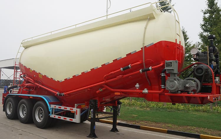 CIMC Tri Axle 30CBM Bulker Cement Semi Trailer for Sale in Zambia