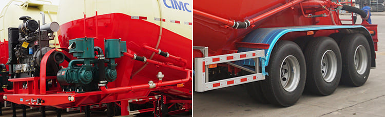 CIMC Tri Axle 30CBM Bulker Cement Semi Trailer for Sale in Zambia