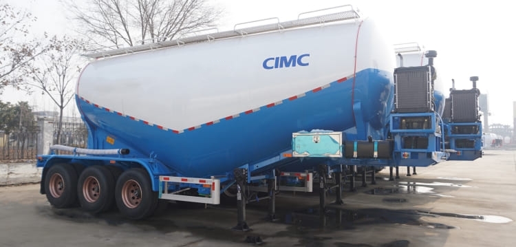 3 Axles 35m3 Bulk Cement Tanker Trailer for Sale in Port Sudan 