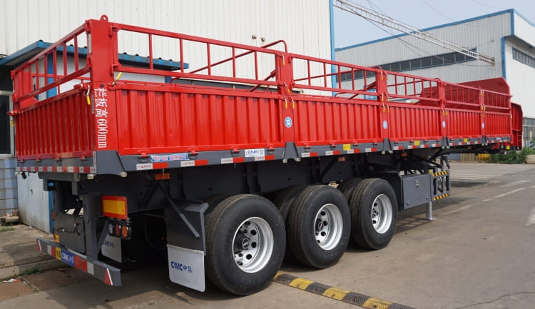 3 Axle 60 Ton Side Wall Semi Trailer for sale in Ghana Accra