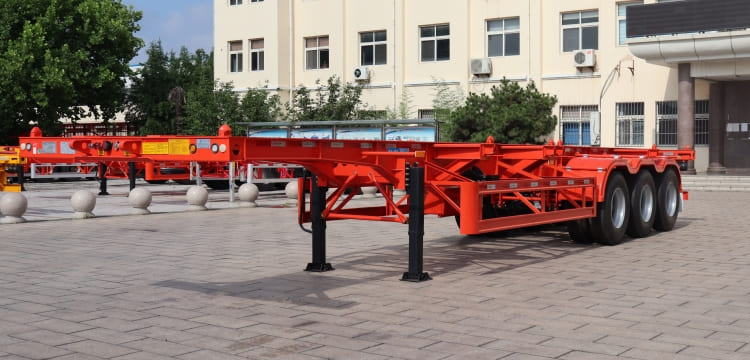 3 Axle 40 Ft Container Chassis Trailer for Sale in Nigeria