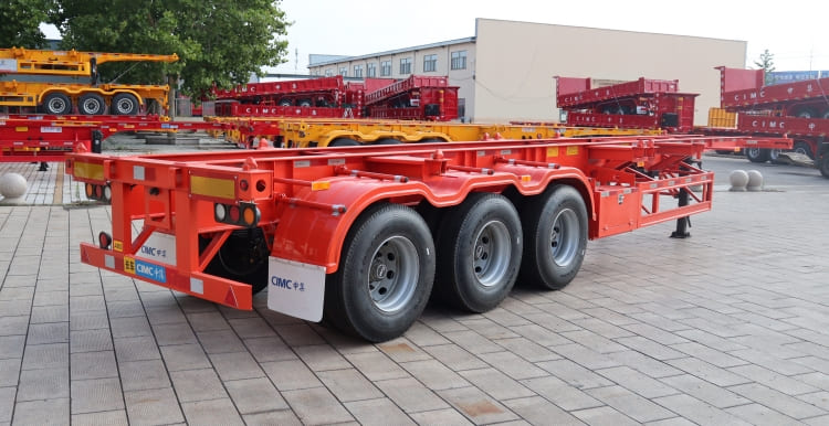 3 Axle 40 Ft Container Chassis Trailer for Sale in Nigeria