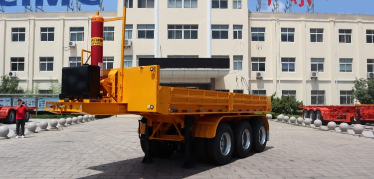 3 Axle 35 Cbm Tipper Semi Trailer for Sale in Nigeria