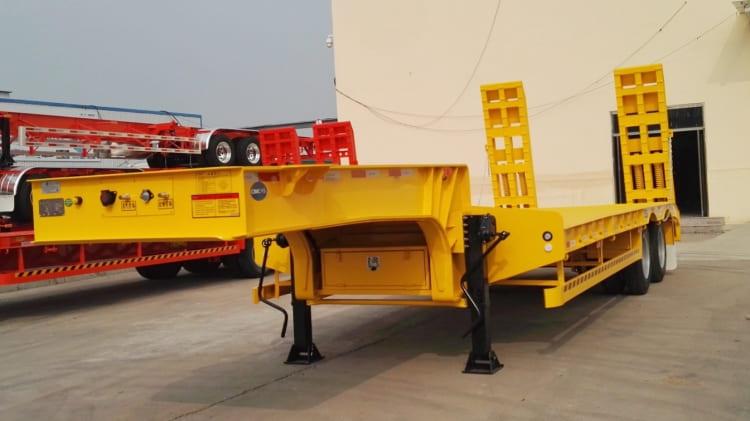 CIMC Tri Axle 50 Ton low Loader Trailer for Sale in Mozambique