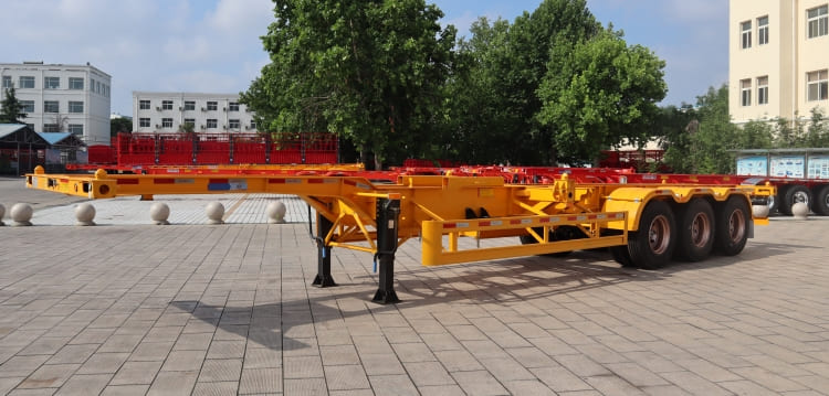 3 Axle 45 Feet Shipping Container Trailer Chassis for Sale in Namibia
