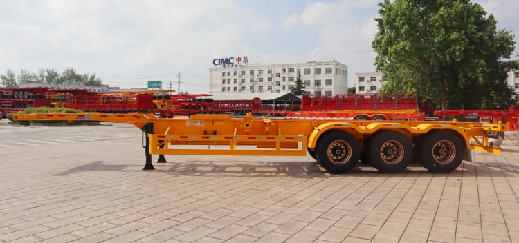 3 Axle 45 Feet Shipping Container Trailer Chassis for Sale in Namibia