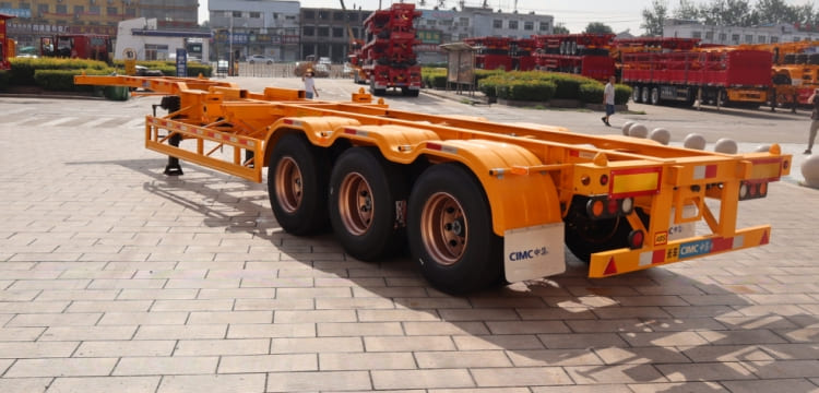 3 Axle 45 Feet Shipping Container Trailer Chassis for Sale in Namibia