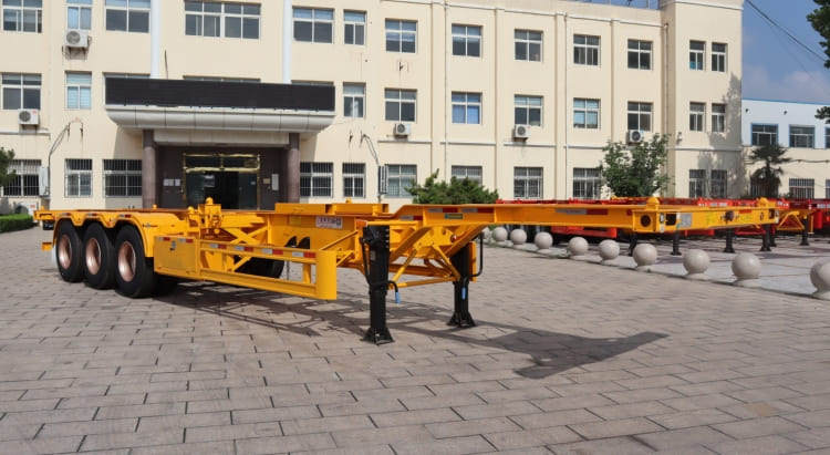 3 Axle 45 Feet Shipping Container Trailer Chassis for Sale in Namibia