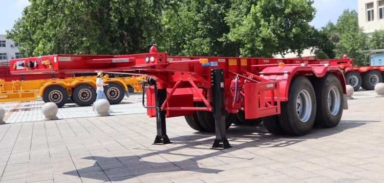 CIMC 2 Axle 20ft Skeletal Trailer for Sale in Guyana