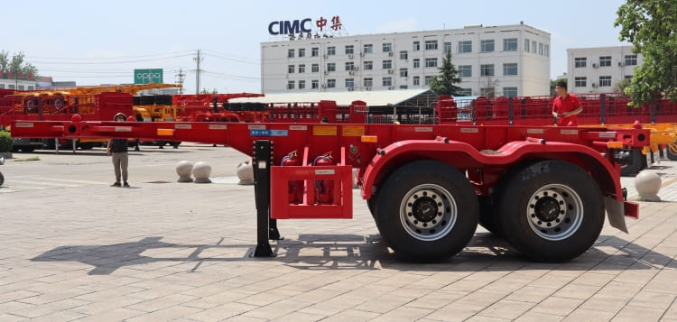 CIMC 2 Axle 20ft Skeletal Trailer for Sale in Guyana
