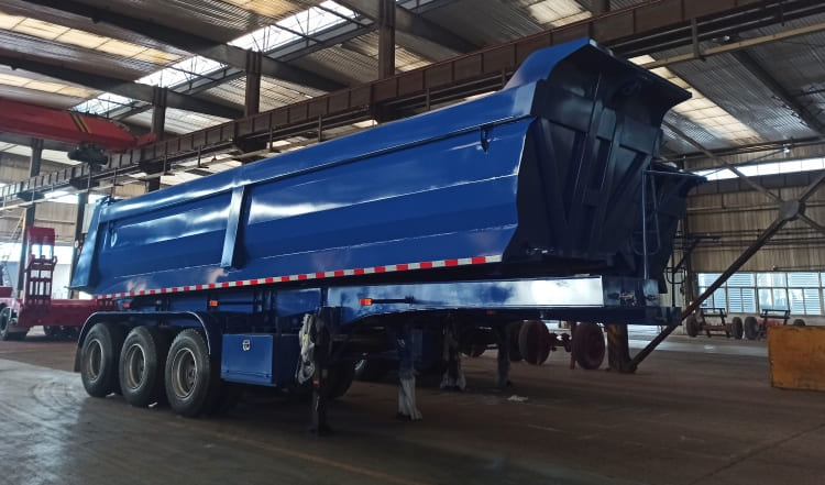 CIMC 3 Axle 33 Cbm Tipper Semi Trailer for Sale in Tanzania
