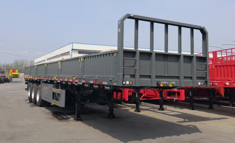 CIMC 3 Axle 60 Ton Drop Side Trailer for Sale in Congo Matadi