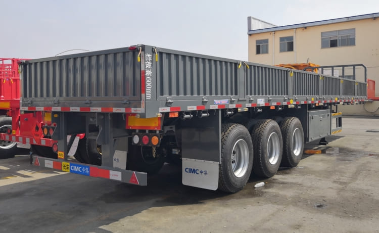 CIMC 3 Axle 60 Ton Drop Side Trailer for Sale in Congo Matadi