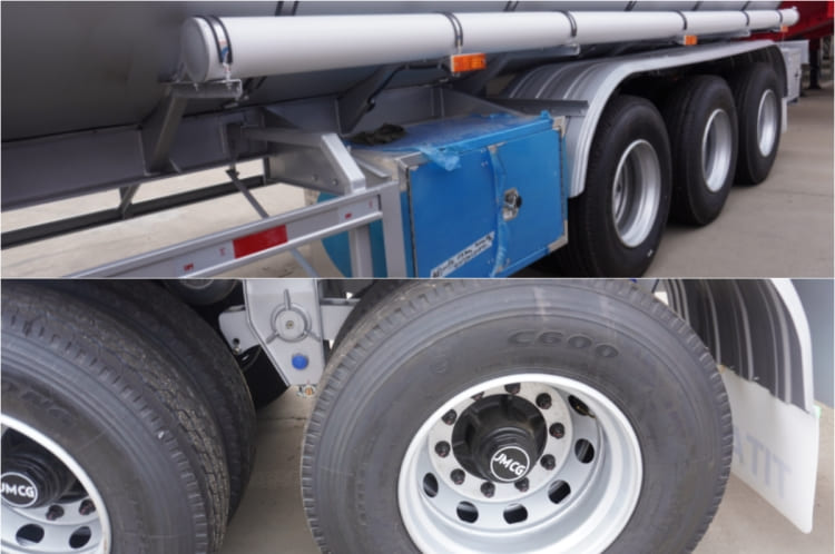 CIMC 45000 Liters Stainless Steel Fuel Tanker Trailer for Sale in Nigeria