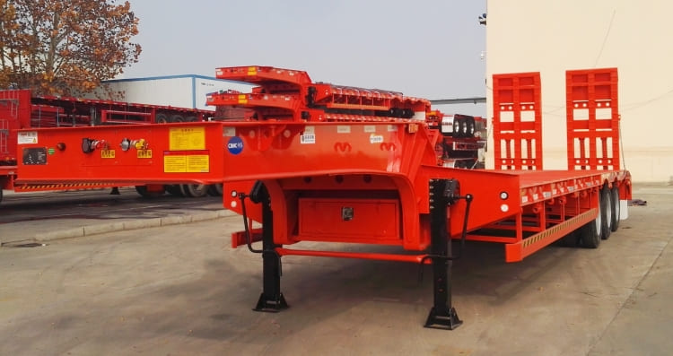 Tri Axle 100 Ton Low Loader Trailer for Sale in Coate d'Ivoire