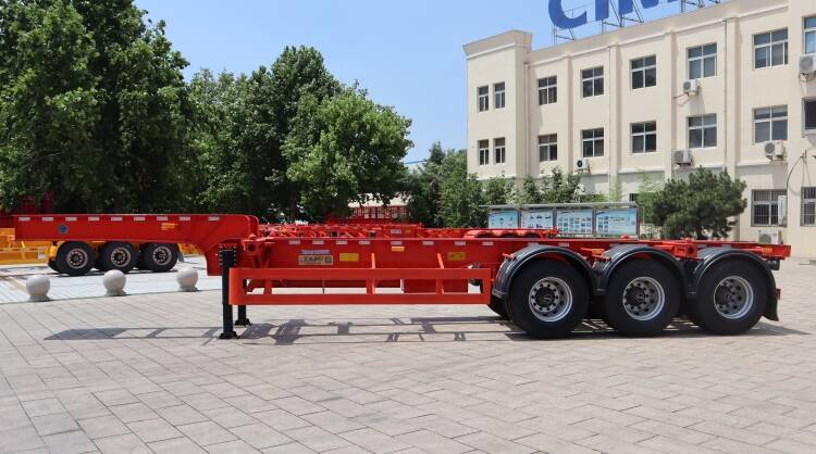 CIMC 3 Axle 20 Ft Gooseneck Container Chassis Trailer for Sale in Tanzania