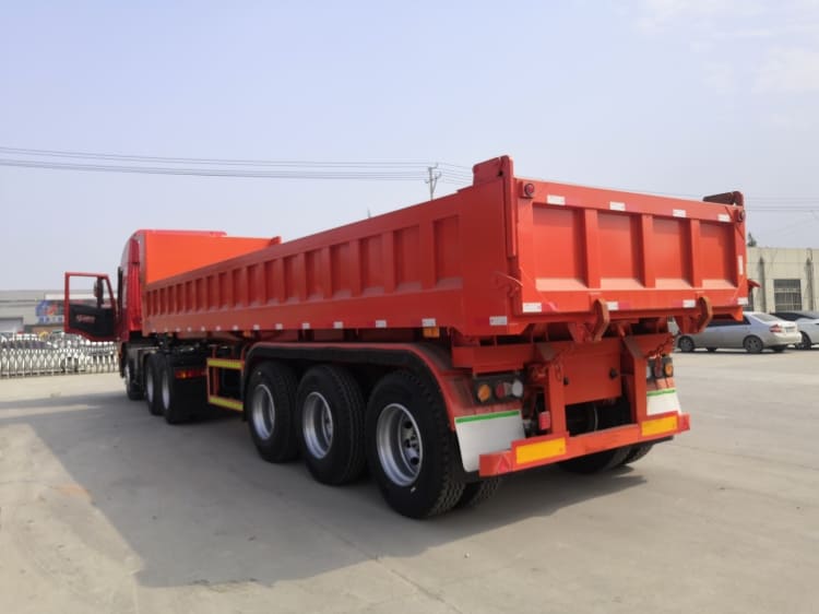 CIMC 3 Axle Hydraulic Dump Trailer for Sale in Ghana Accra