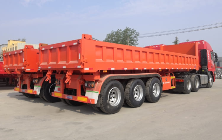 CIMC 3 Axle Hydraulic Dump Trailer for Sale in Ghana Accra