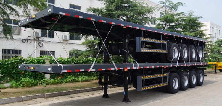 CIMC 4 Axle 48 Ft Flatbed Trailer for Sale in Sierra Leone