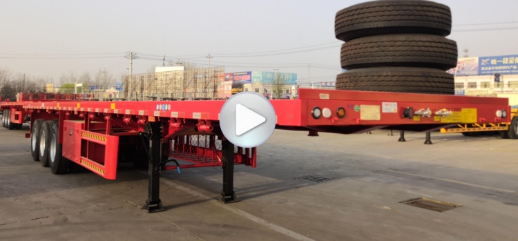 CIMC 4 Axle 48 Ft Flatbed Trailer for Sale in Sierra Leone