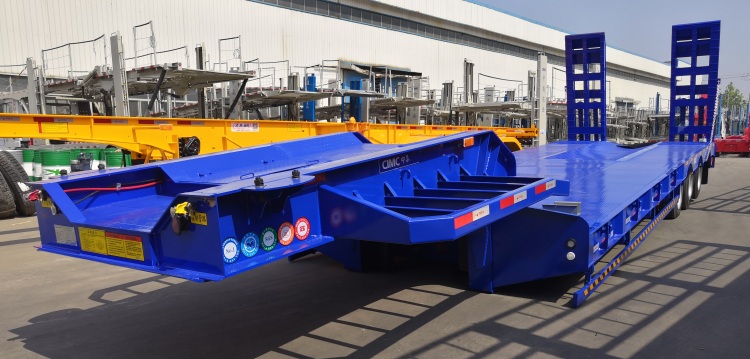 CIMC Tri Axle 60 Ton Low Loader Trailer for Sale in Zimbabwe Harare