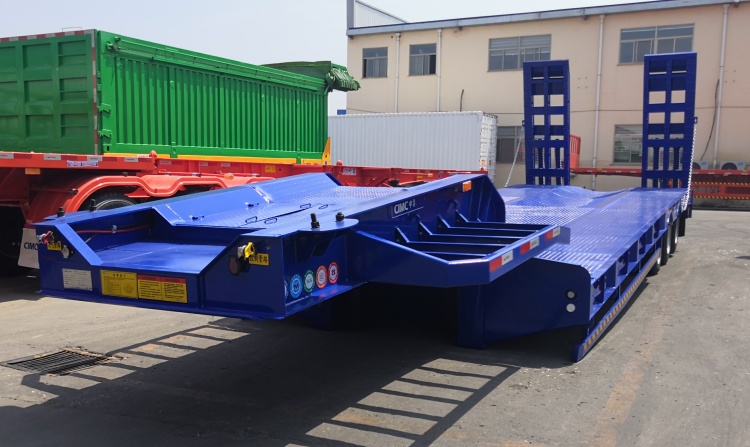 CIMC Tri Axle 60 Ton Low Loader Trailer for Sale in Zimbabwe Harare