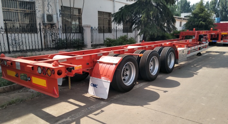 CIMC Tri Axle 45 Ft Gooseneck Container Trailer for Sale in Philippines