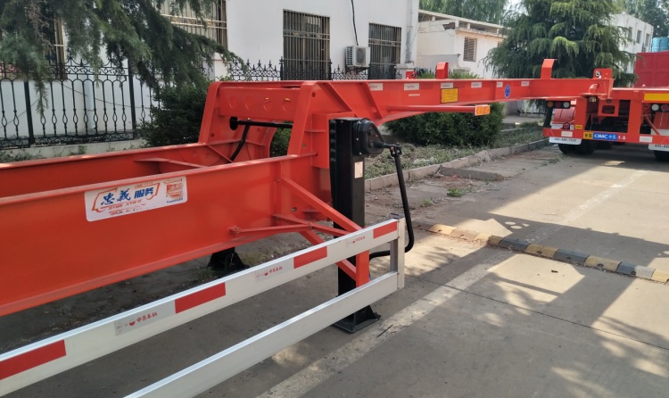 CIMC Tri Axle 45 Ft Gooseneck Container Trailer for Sale in Philippines