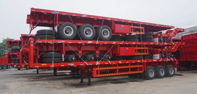 CIMC 3 Axle 40 Ft Flatbed Semi Trailer for Sale in Tanzania