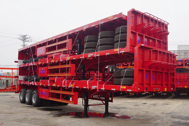CIMC 3 Axle 40 Ft Flatbed Semi Trailer for Sale in Tanzania