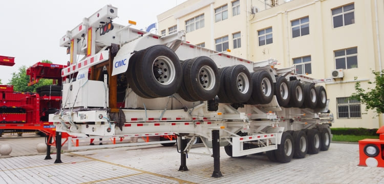 CIMC 4 Axle 40ft Container Chassis Trailer for Sale in Nigeria