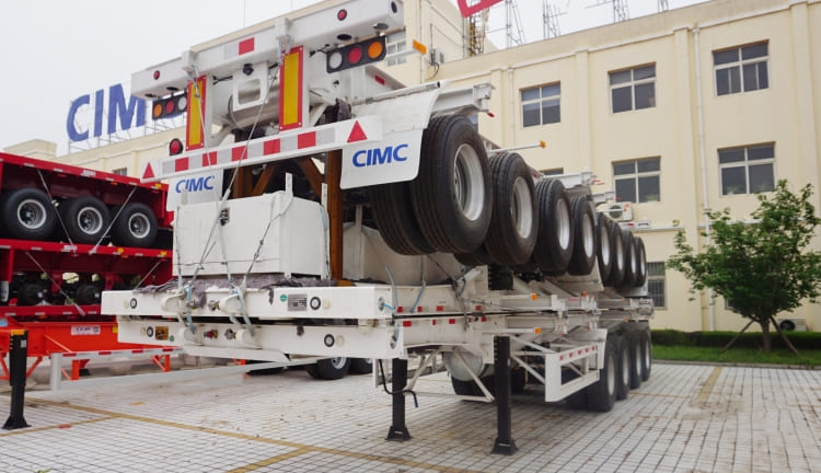 CIMC 4 Axle 40ft Container Chassis Trailer for Sale in Nigeria