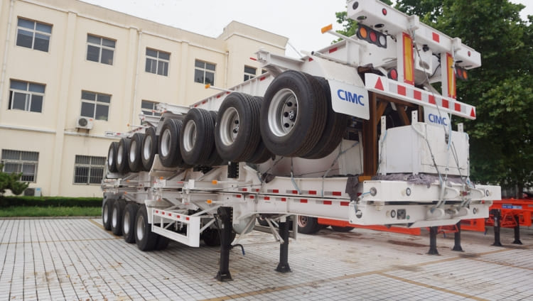 CIMC 4 Axle 40ft Container Chassis Trailer for Sale in Nigeria