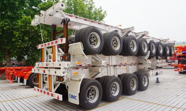 CIMC 4 Axle 40ft Container Chassis Trailer for Sale in Nigeria
