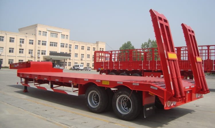 CIMC 2 Axle 40 Ton Semi Low Bed Trailer for Sale in Kenya