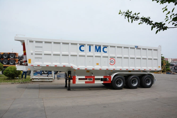 CIMC 3 Axle 35 Cubic Meters Dump Trailer for Sale in Nigeria 