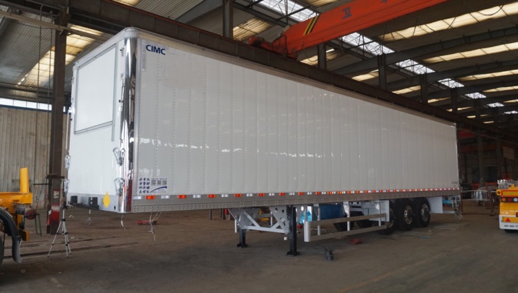 CIMC 40Ft Dry Box Van Trailers for Sale in Kenya