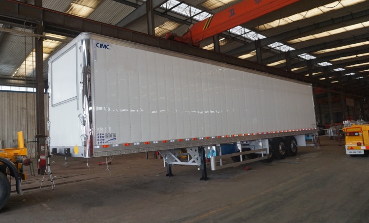 CIMC 40Ft Dry Box Van Trailers for Sale in Kenya