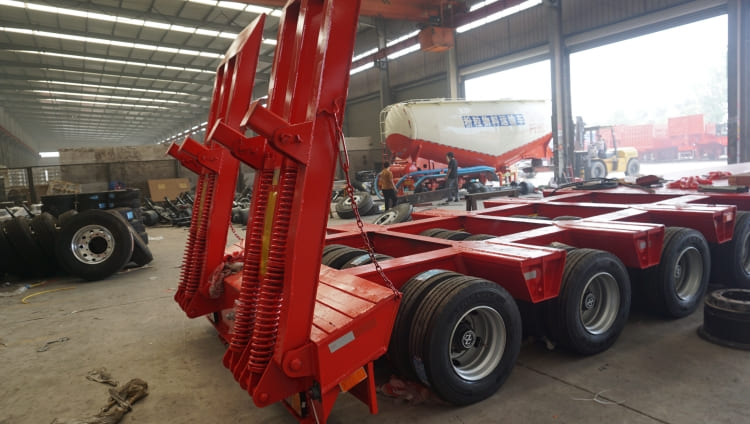 CIMC 4 Line 8 Axle Lowbed Trailer for Sale in Uganda