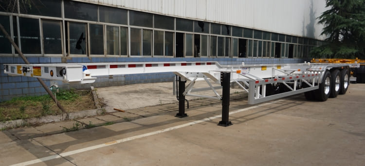 CIMC Tri Axle 40ft Container Chassis Trailer for Sale in Ivory Coast 
